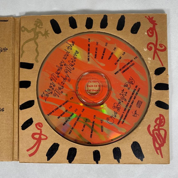 Ziggy Marley & The Melody Makers One Bright Day Promo 1989  Gold Disc - Picture 3 of 9